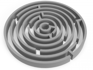 3d circle maze 3D Model