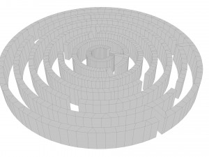 3d circle maze 3D Model