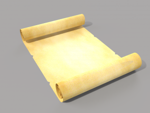 old paper 3D Model