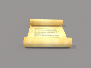 old paper 3D Model