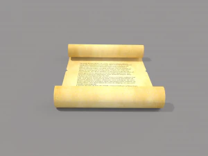 old paper 3D Model