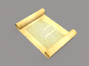 old paper 3D Model