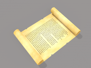 old paper 3D Model