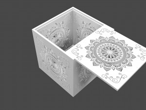 mandala box 3D 모델