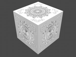 caixa de mandala Modelo 3D
