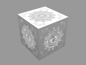 caixa de mandala Modelo 3D