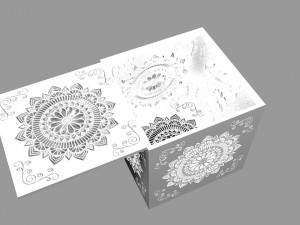 mandala box Modelo 3D