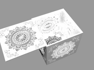caixa de mandala Modelo 3D