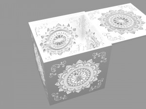 mandala box Modelo 3D