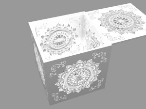 caixa de mandala Modelo 3D