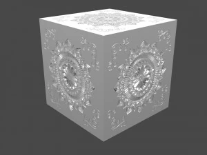 caixa de mandala Modelo 3D