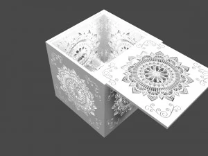 caixa de mandala Modelo 3D