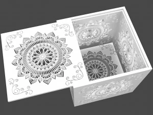 caixa de mandala Modelo 3D