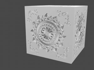 caixa de mandala Modelo 3D