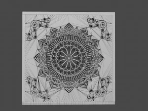 caixa de mandala Modelo 3D
