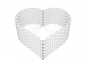 heart shaped basket 3D 模型