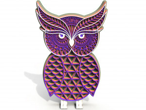horned owl 3D Print Model