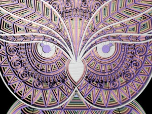 角鸮 3D 打印模型