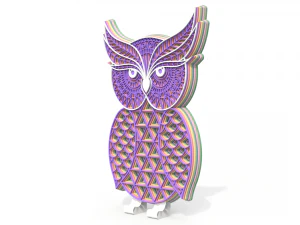 角鸮 3D 打印模型