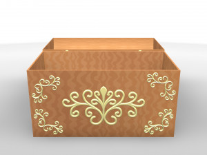 3d authentic chest model 3D Модель