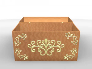 3d authentic chest model 3D Model