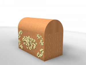3d authentic chest model 3D Model