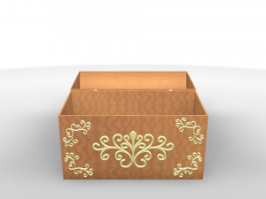 3d authentic chest model 3D Модель