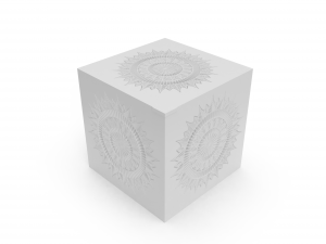 mandala patterned box Modèle 3D