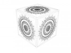 mandala patterned box 3Dモデル