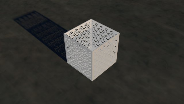 patterned box Modèles 3D en vedette .c4d .max .obj .3ds .fbx .stl .blend 