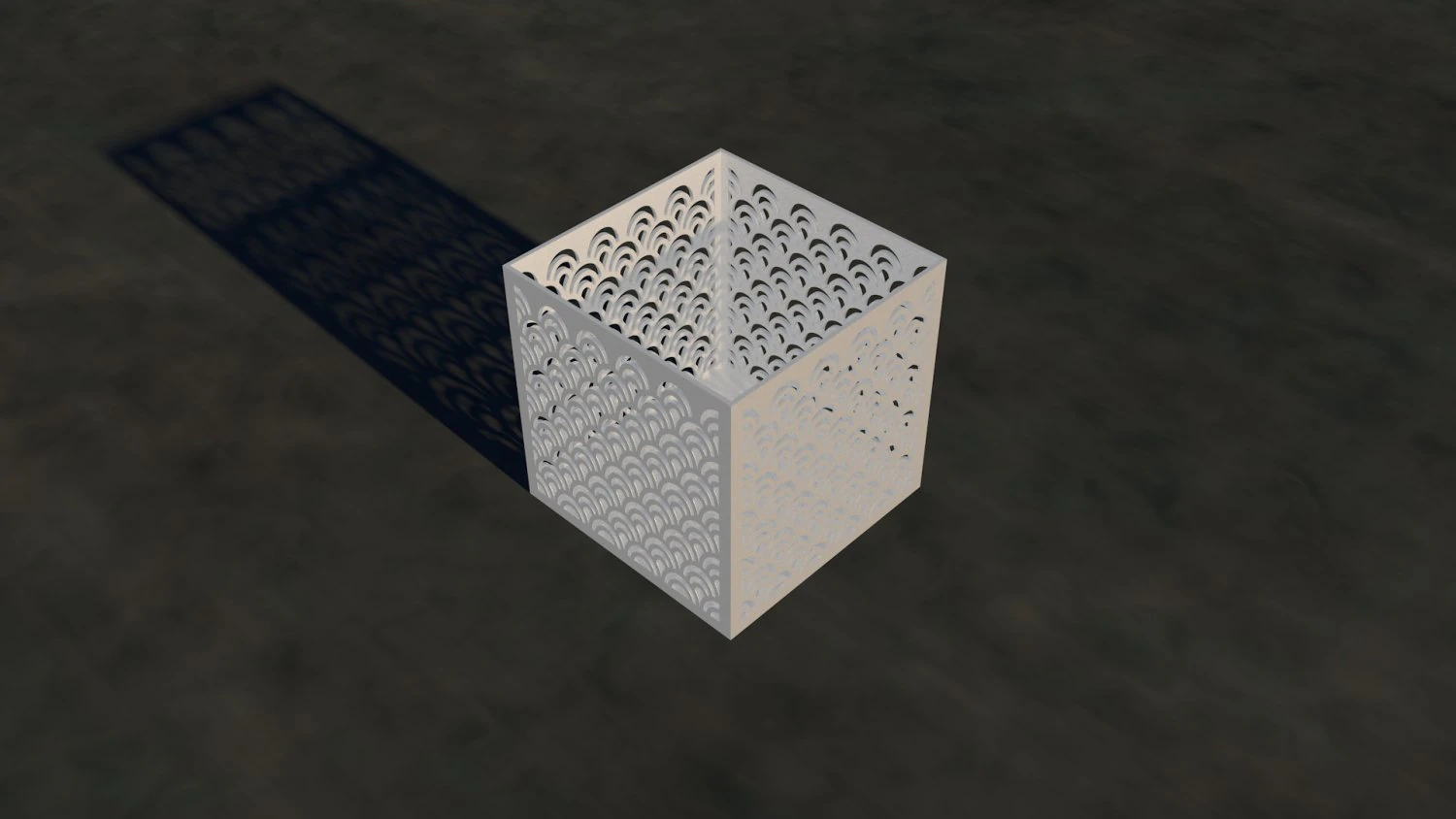 patterned box 3D Print Model .c4d .max .obj .3ds .fbx .stl .blend