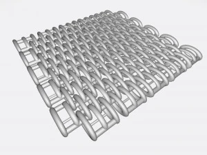 チェーンメイル 3Dプリントモデル