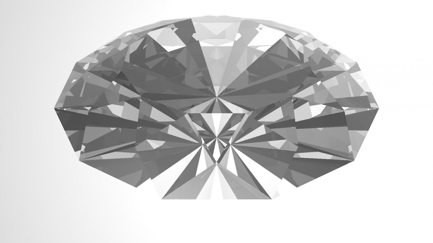 diamond top view vector