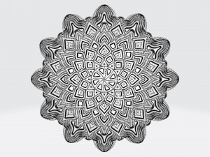 mandala layers Model do druku 3D