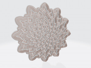 mandala layers 3D Print Model