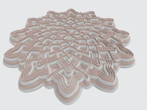 mandala layers 3D Print Model