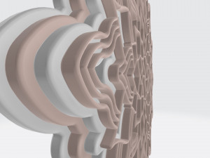 mandala layers Model do druku 3D