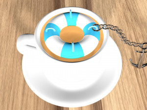 3d tea strainer model Model do druku 3D