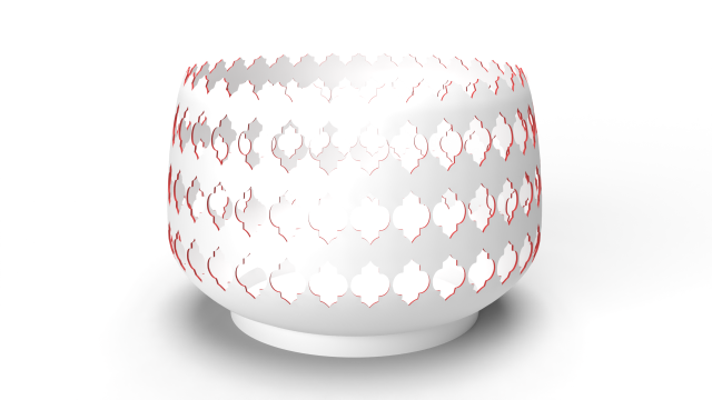 3d moroccan vase model 3D 打印模型 .c4d .max .obj .3ds .fbx .stl .blend 