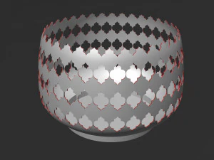 3d moroccan vase model 3D Print Model