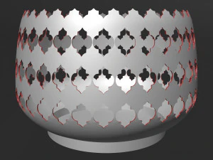 3d moroccan vase model 3D Print Model