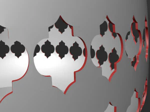 3d moroccan vase model 3D Print Model