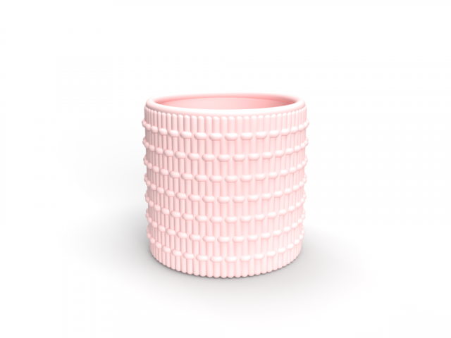 Detailed modern vase 3d print model 3D Принт Модель .c4d .max .obj .3ds .fbx .stl .blend