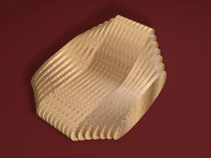 पैरामीट्रिक रॉकिंग कुर्सी 3D मॉडल