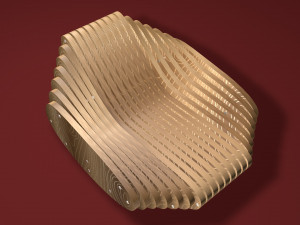 Parametric rocking chair 3Dモデル