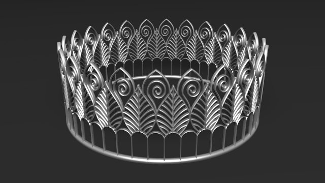 Tiara model Model 3D .c4d .max .obj .3ds .fbx .stl .blend 