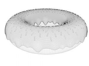 3D Doughnut 3D Model