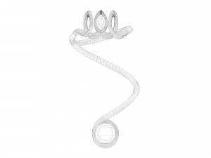 Curved Ring 3D Modèle 3D