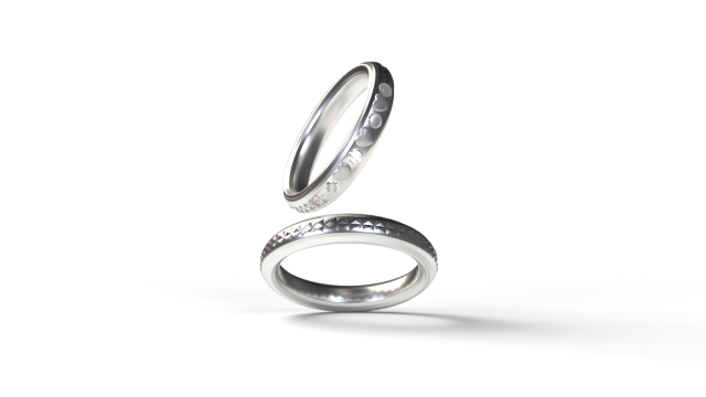 Silver ring 3Dモデル .c4d .max .obj .3ds .fbx .stl .blend 