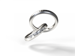 Silver ring 3Dモデル